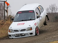 Spectacular action at Showground Stages rally