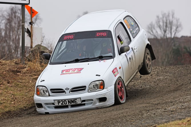 Joseph Palmer and co-driver Steve McPhee delivered a superb drive in their Micra, winning their class by more than two minutes