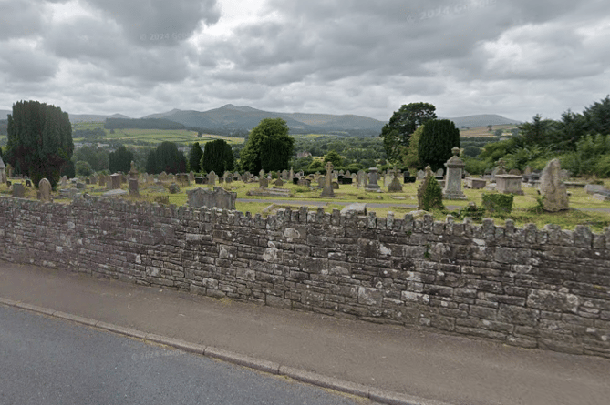 Brecon Cemetery on Cradoc Road