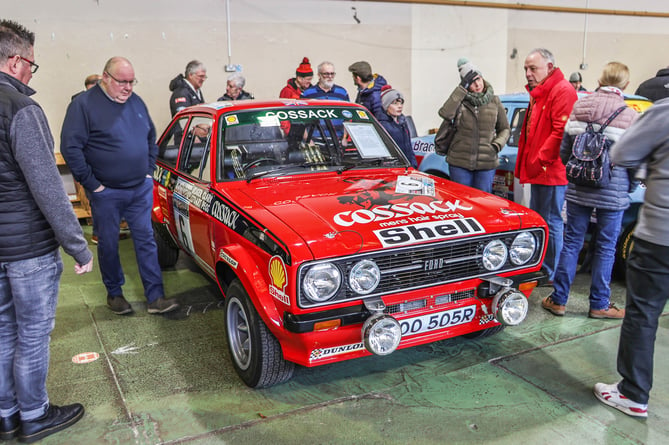 One of the most famous Mk2 Escorts in existence, Roger Clark's RAC Rally-winning car owned by Eian Pritchard from Builth