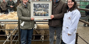 Knighton Market stalwart recognised for 41 years service