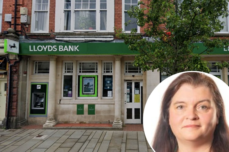 Sioned Williams MS (inset) has vowed to challenge Lloyds Bank's decision to close its Pontardawe branch, the last remaining bank in the Swansea Valley