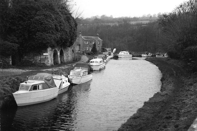 A scene from the past along the canal at Llangattock