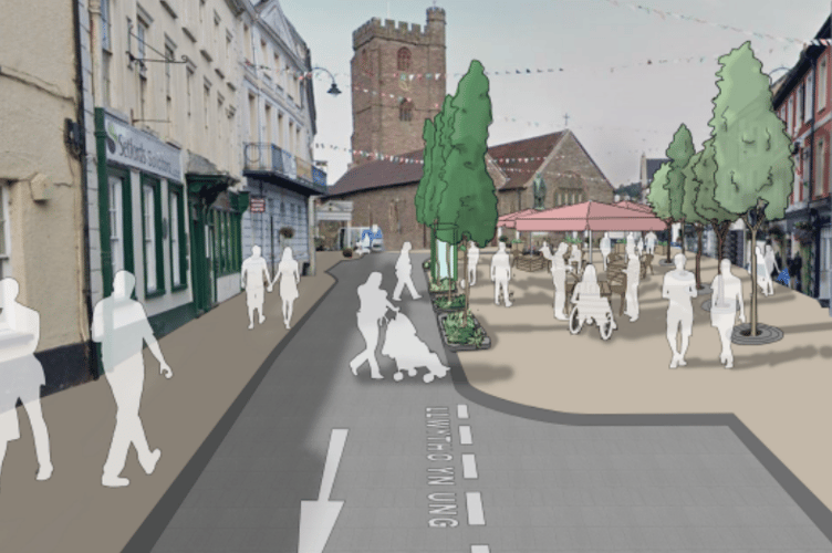 Brecon town centre proposed plans