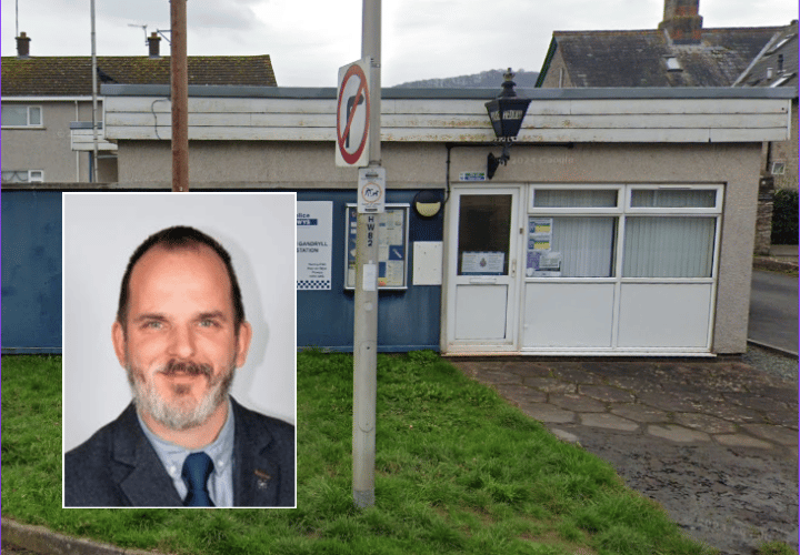 Hay Police Station / Cllr Gareth Ratcliffe