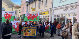 Brecon schools sing in celebration of St David's Day