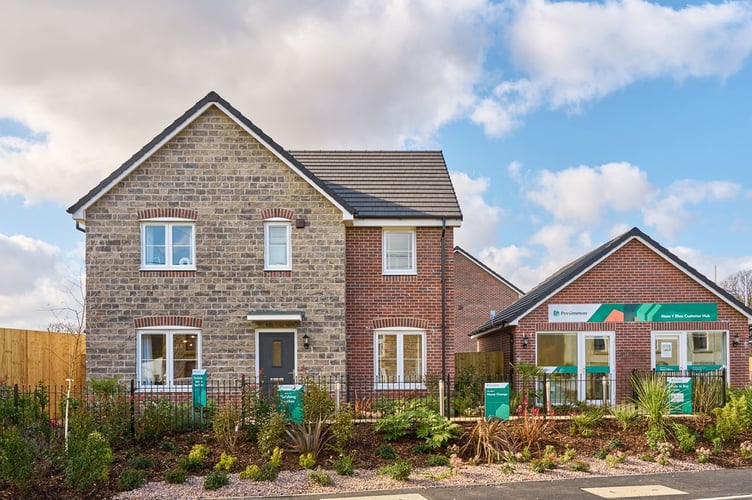 Persimmon Homes' Maes y Rhos development in Ystradgynlais