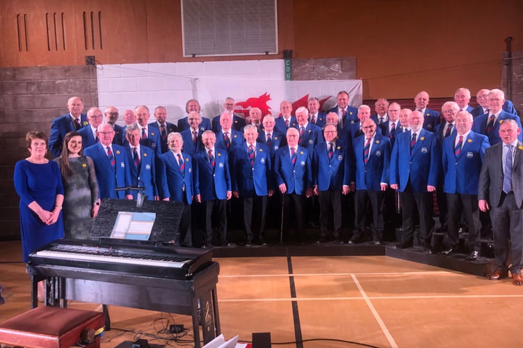 The St David's Day concert was well received by an appreciative audience