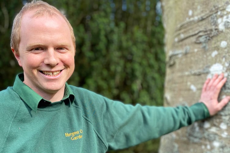 Rowan Griffiths, senior gardener at Hergest Croft Gardens