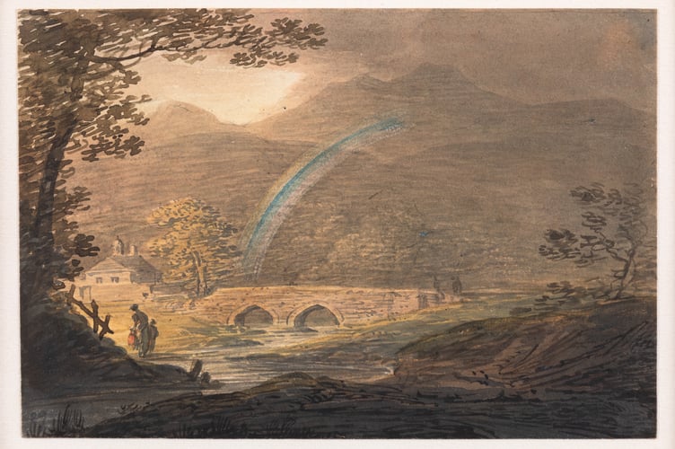 William Payne's 'Tarrallt Bridge and Jail near Brecon'