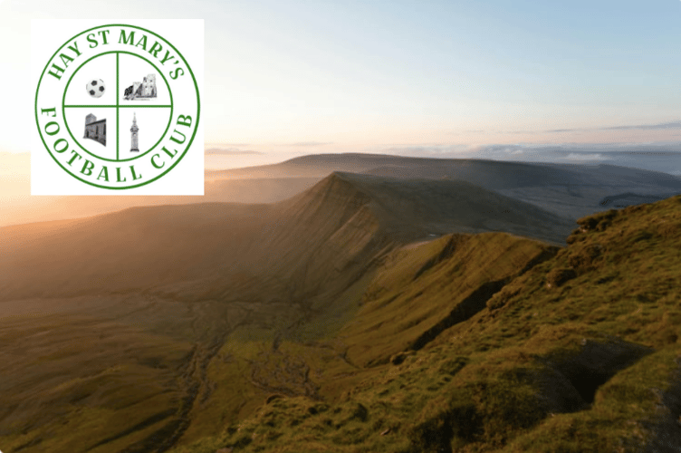 Hay St Mary's FC Pen y Fan Challenge